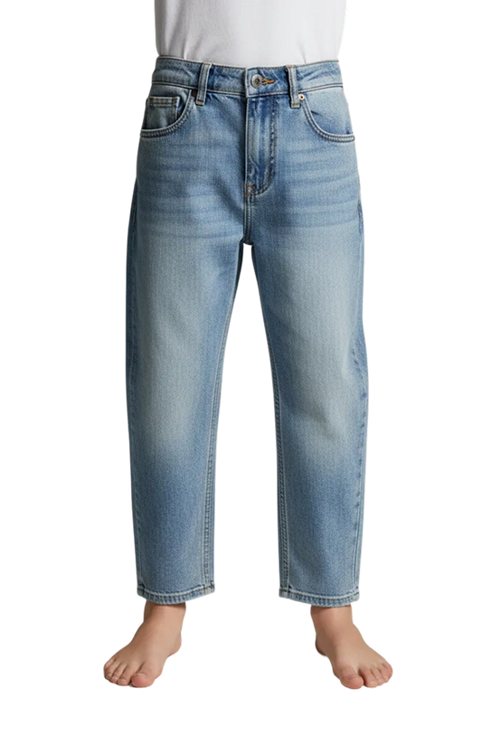 Stone Wash Relaxed Jeans