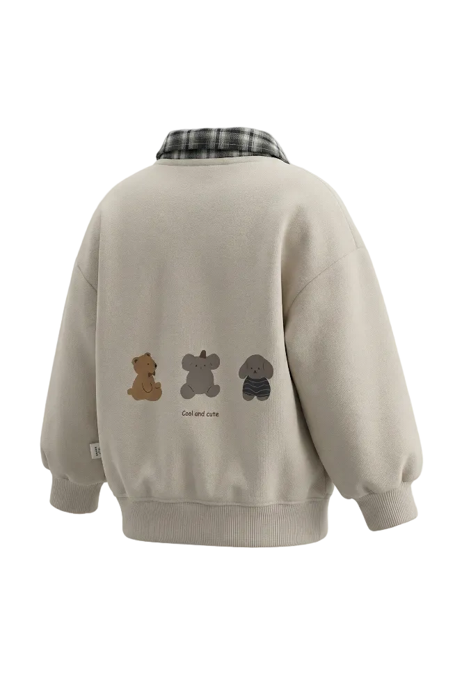 Little Puppy Patchwork Pullover Hampp