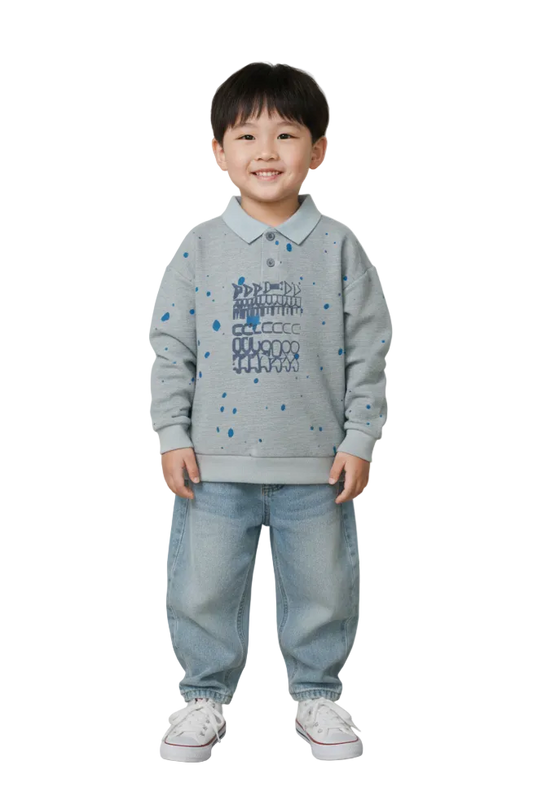 Abyssal Blue Layered Tech-Top Hampp