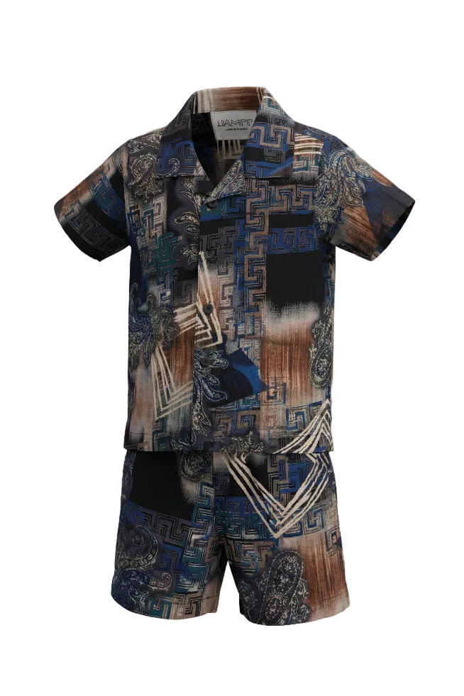 The Mosaic Tapestry Shirt & Short Duo Hampp