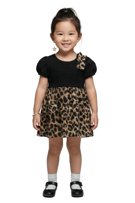 Classic Leopard Charm Frock