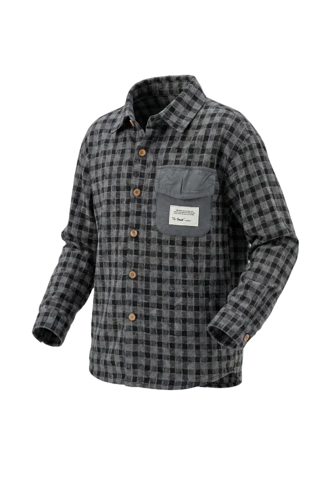 The "Outdoorsman" Checkered Button-Up Hampp