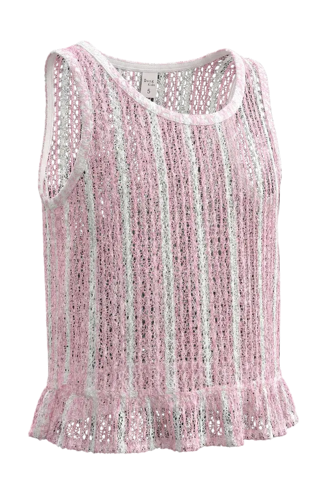 Sweetheart Lace Trim 3-Piece Hampp