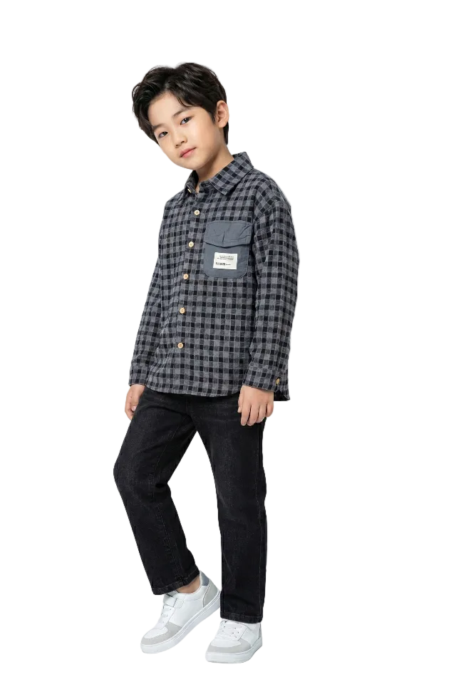 The "Outdoorsman" Checkered Button-Up Hampp