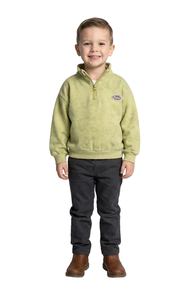 The Acid-Wash Quarter Zip Hampp