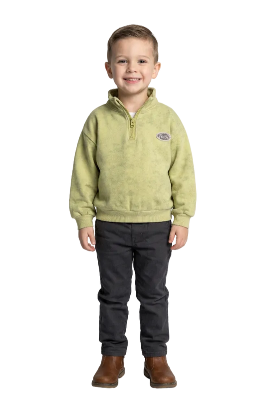 The Acid-Wash Quarter Zip Hampp