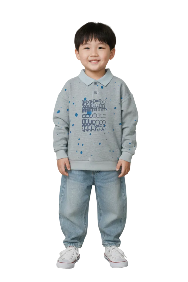 Abyssal Blue Layered Tech-Top Hampp