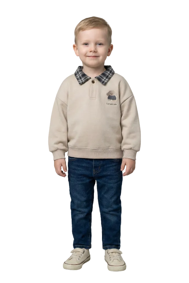 Little Puppy Patchwork Pullover Hampp