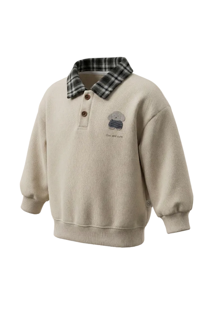 Little Puppy Patchwork Pullover Hampp