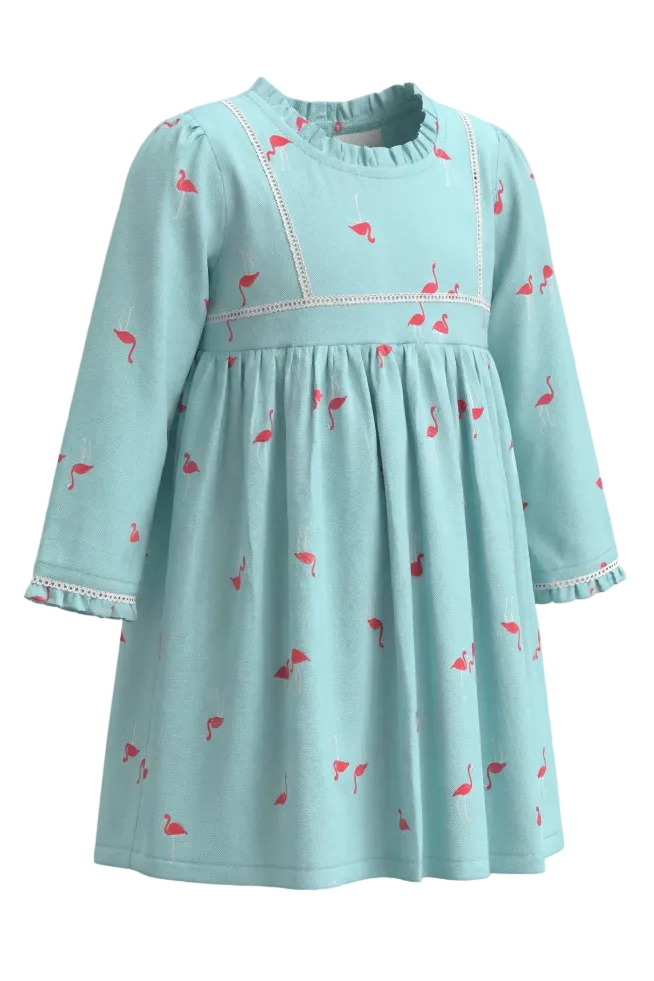 Island Breeze Flamingo Kurti Set Hampp