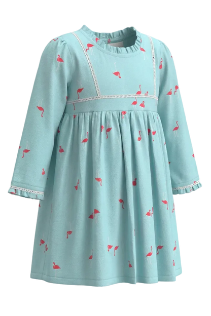 Island Breeze Flamingo Kurti Set Hampp