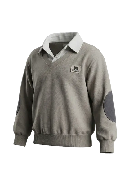Little Scholar Collared Pullover Hampp