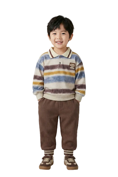 The Watercolor Stripe Sweatshirt Hampp