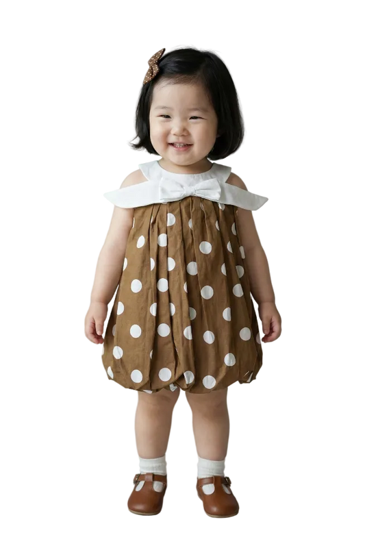 The Penny Polka Mushroom Dress Hampp