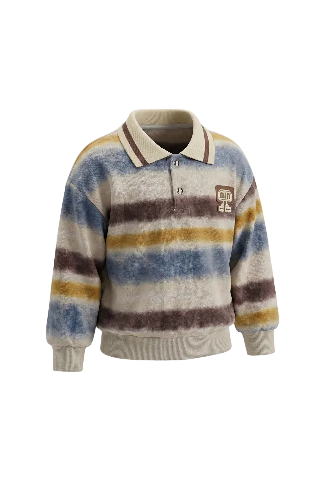 The Watercolor Stripe Sweatshirt Hampp