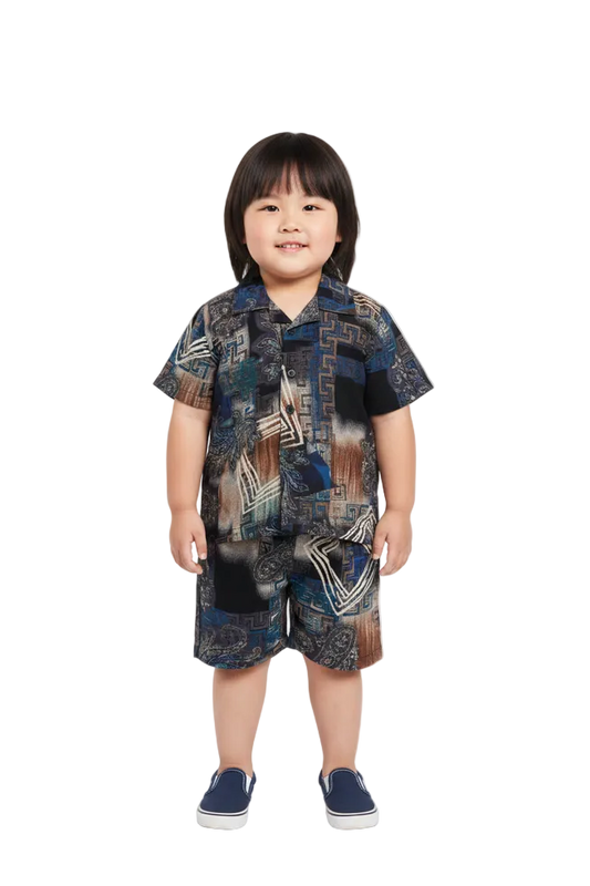 The Mosaic Tapestry Shirt & Short Duo