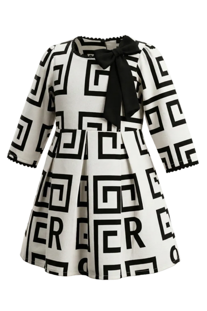 The Geo-Chic Bow Dress Hampp