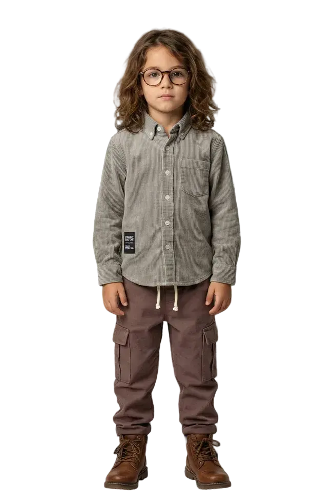 Velvet Cloud Shirt – Stone Grey Hampp