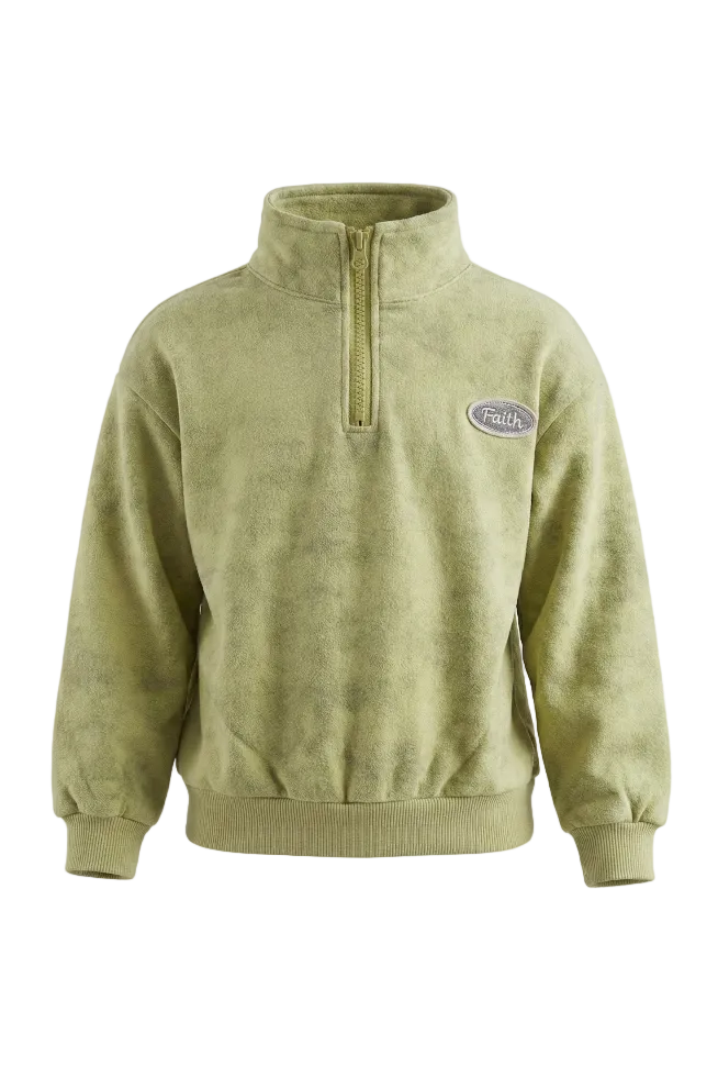 The Acid-Wash Quarter Zip Hampp