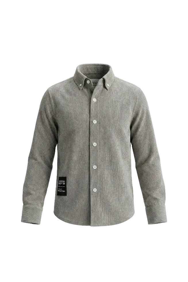 Velvet Cloud Shirt – Stone Grey Hampp