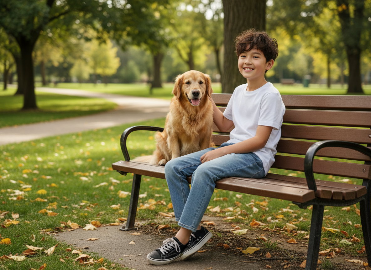 Stone Wash Relaxed Jeans